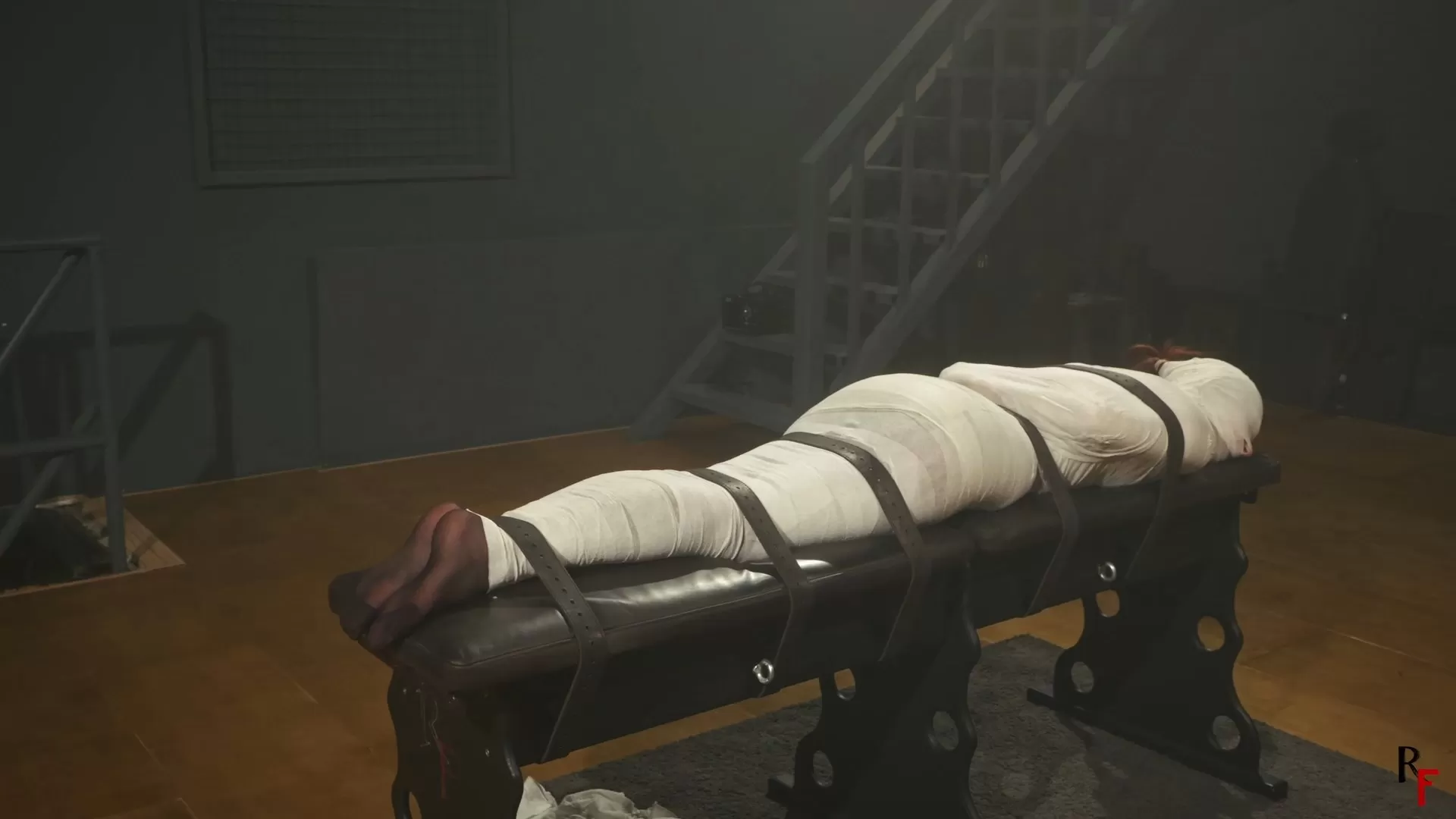 RFStudioProduction – Daria – Complete Bandage Mummification with Barefoot Tick.webp