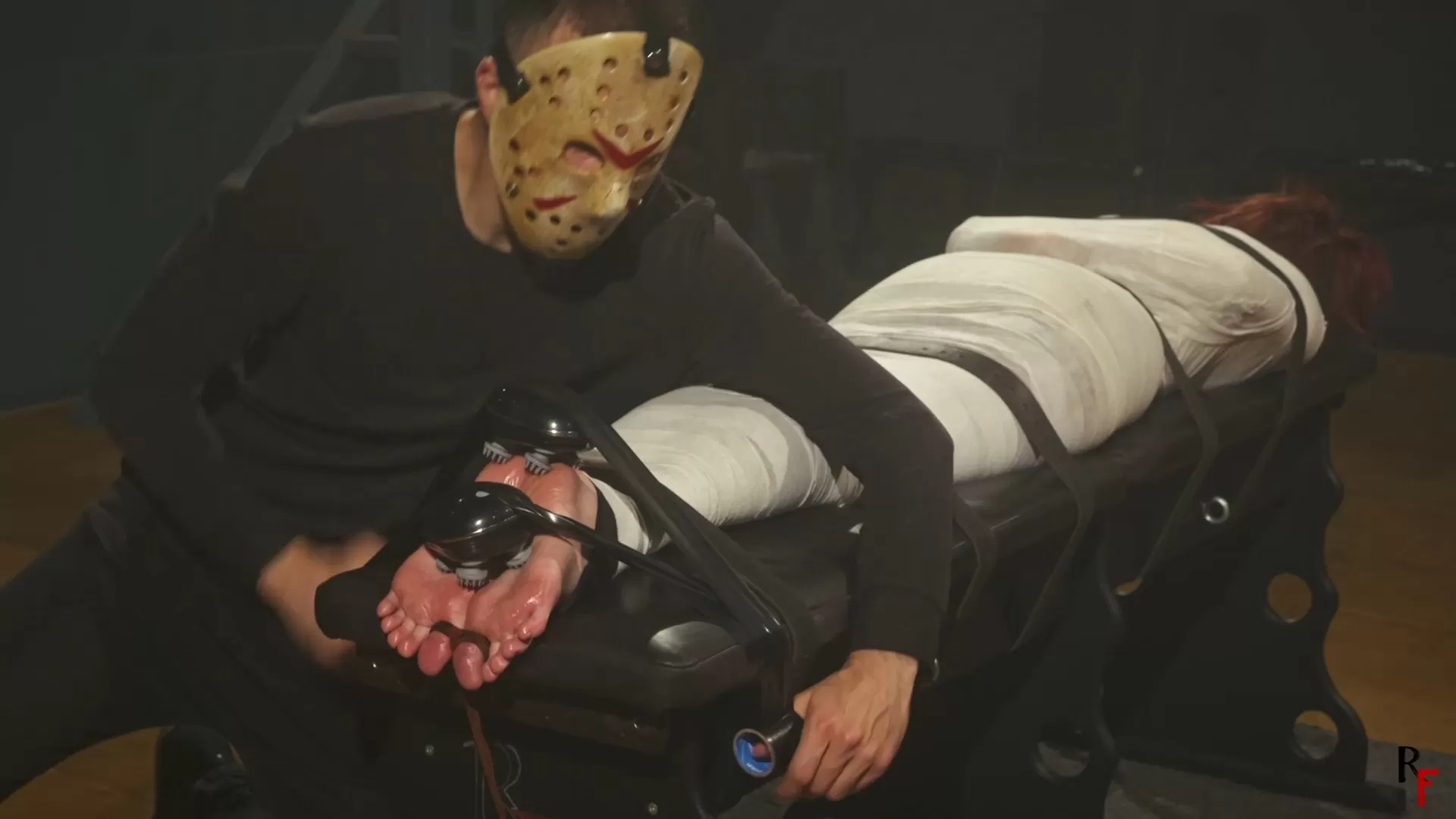 RFStudioProduction – Daria – Complete Bandage Mummification with Barefoot Tick.webp