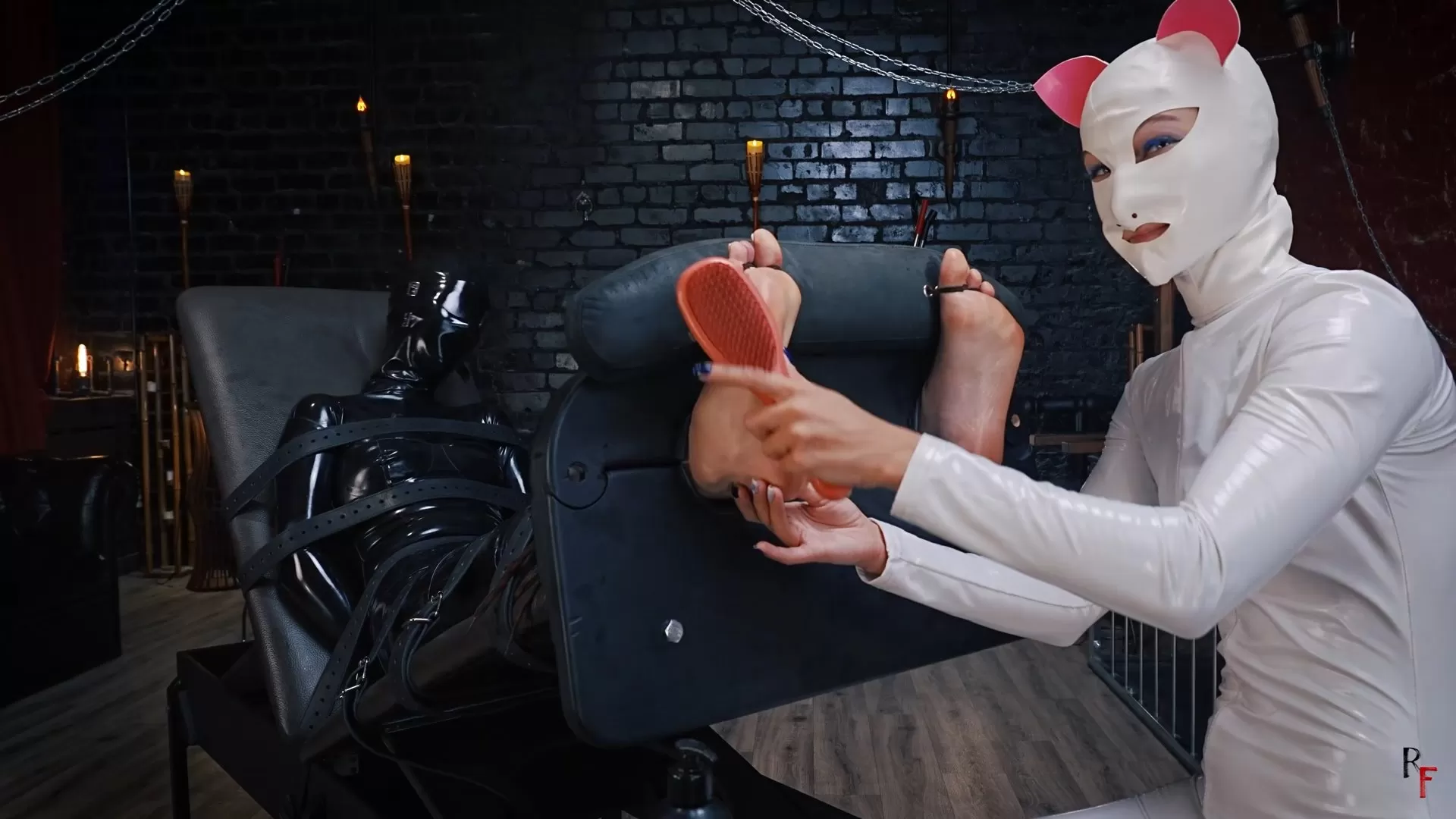 RFStudioProduction – Latex Games in Black and White Suits – Penelopa Enjoys An.webp