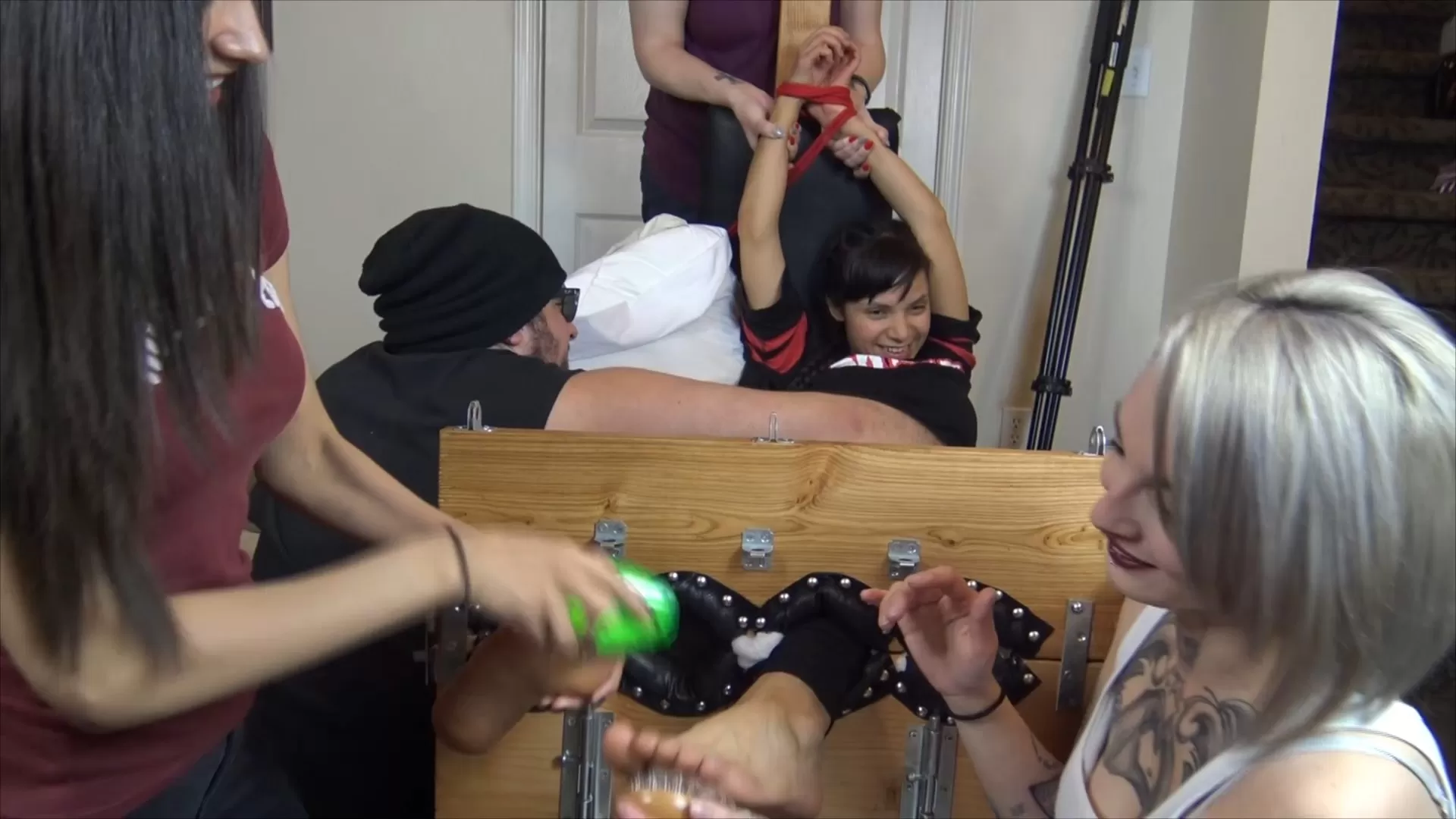 TheTickleRoom - Mayra The Belly Dancer Gang Tickled Barefaced and Tormented.mp4_.webp