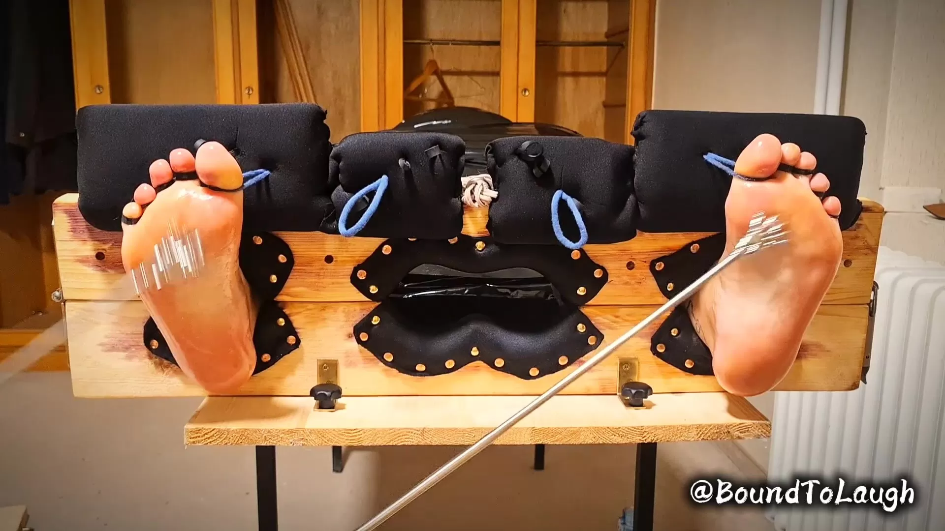 BoundToLaugh – Gagged, Blindfolded, and Mummified — Completely Helpless for Fo.webp